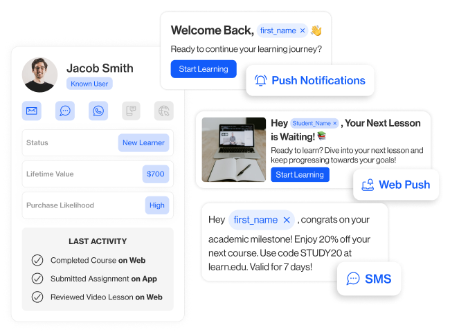 industries education section4 automate student and learner journeys with ease