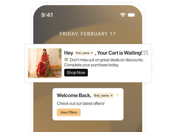 zellbury cs section4 mobile app notification