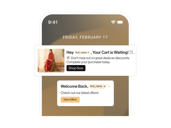 zellbury cs section4 mobile app notification