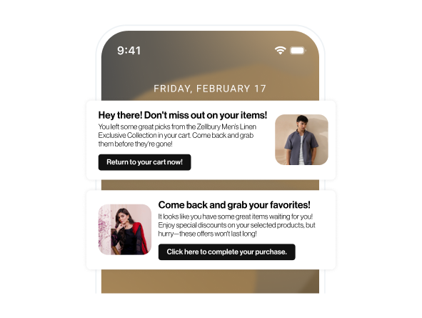 zellbury cs section5 mobile notification
