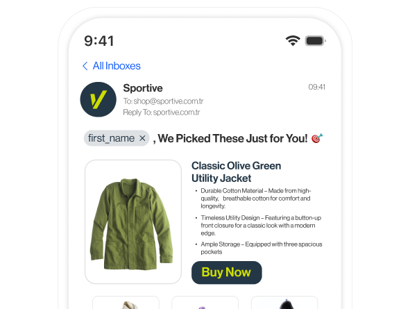 sportive cs section4 email notifications